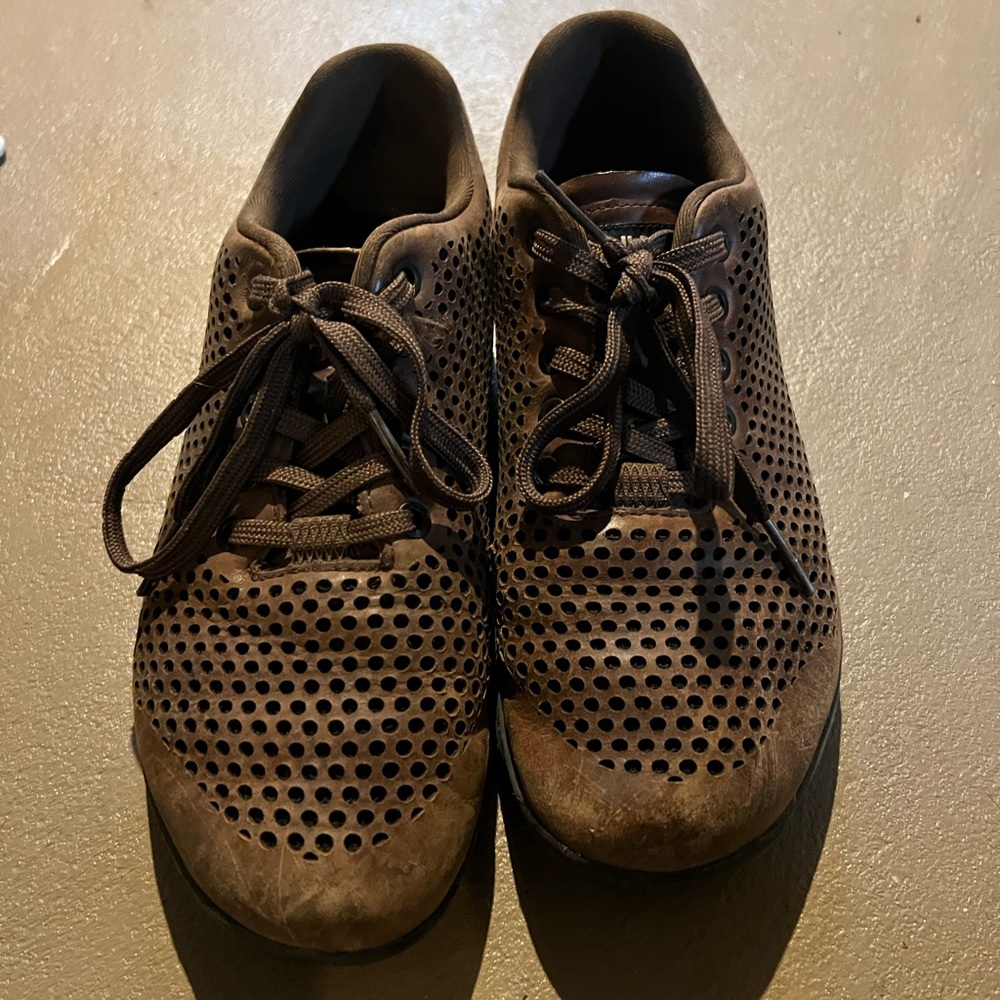 Nobull Brown Leather Trainer